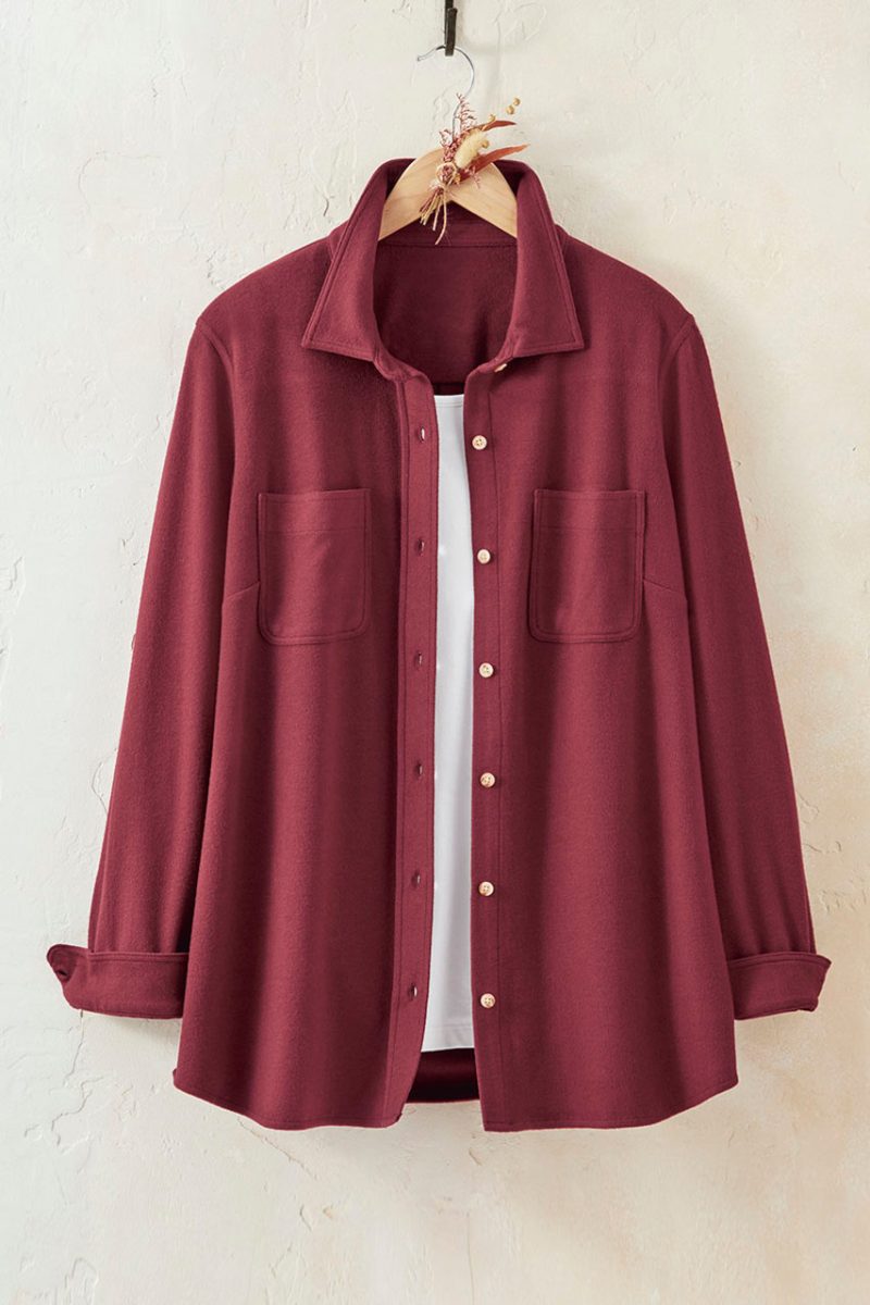 soft knit big shirt brick 2 02834