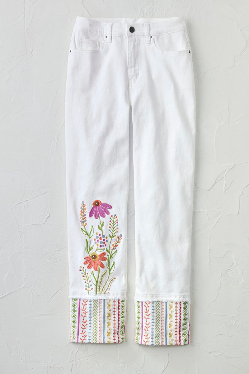 summer stroll ankle jeans white 0 25192